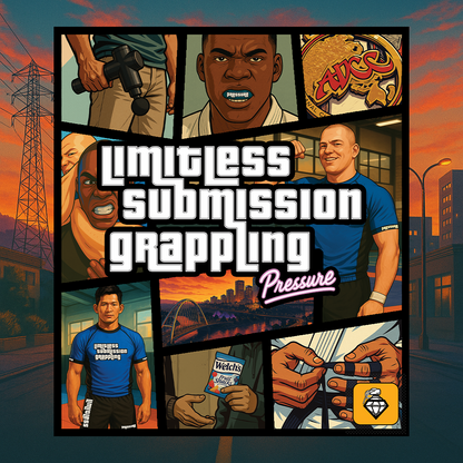 Limitless Submission Grappling GTA Cover Rashguard