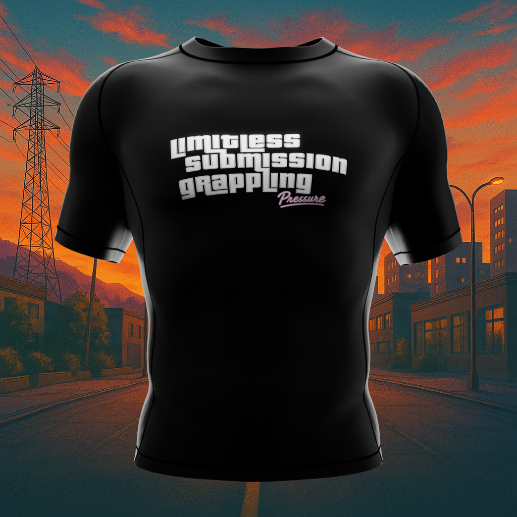 Limitless Submission Grappling GTA Cover Rashguard