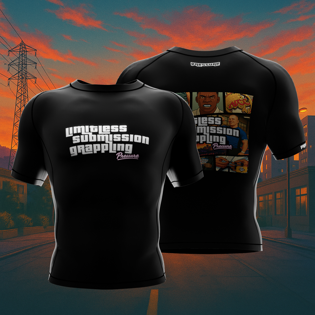 Limitless Submission Grappling GTA Cover Rashguard